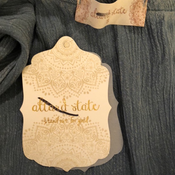 NWT Altar’d State one Shoulder dress in arctic S - Picture 5 of 7